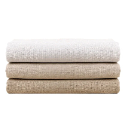 150x50cm/150x500cm Cotton Linen Fabric Greige For Embroidery Practice Fabric Decoration Cloth Handmade DIY Sewing TJ20577