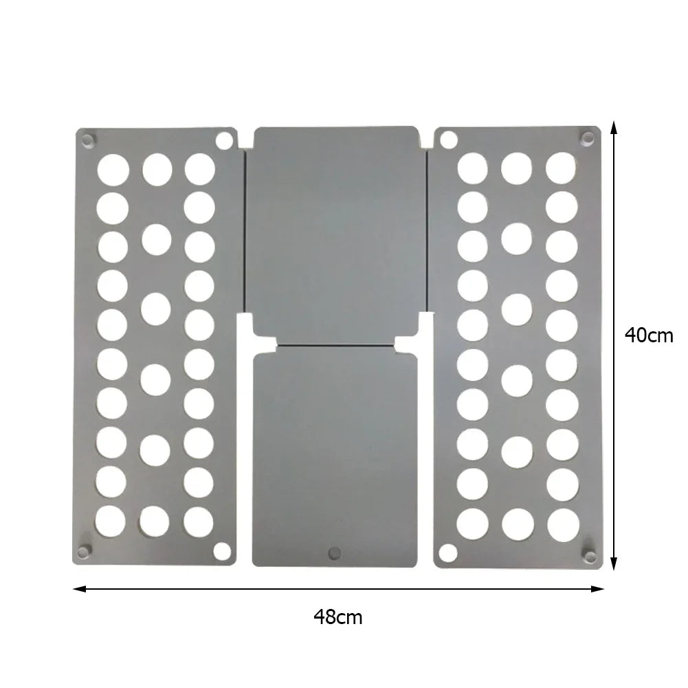 Plastic Folding Clothes Board Easy and Fast Kids Laundry Folder Folding Shirt Board Home Storage Tools for Quick Folding Clot