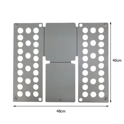 Plastic Folding Clothes Board Easy and Fast Kids Laundry Folder Folding Shirt Board Home Storage Tools for Quick Folding Clot