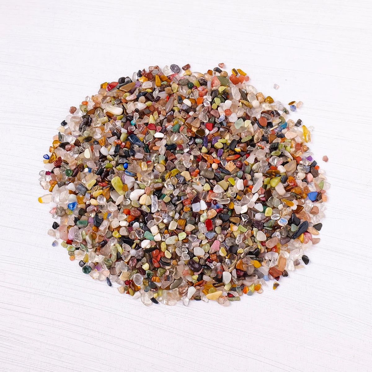100g Natural Stones Mixed Crystal Material Crystal Gravel Stone Chips Ore Minerals Reiki Specimen Gemstones Aquarium Decorati