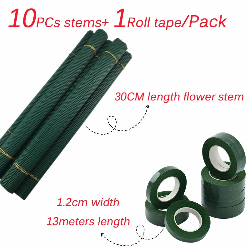 100~1000Pcs Colorful Chenille Rod Pipe Creative DIY Plush Wires Twist Stick Hair Strip Flower Handmade Crafts