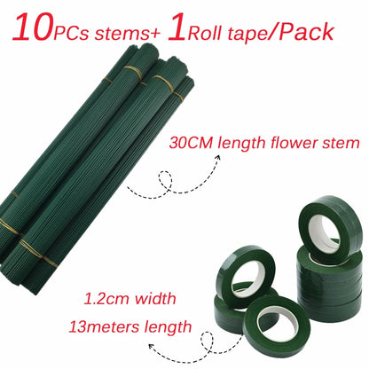 100~1000Pcs Colorful Chenille Rod Pipe Creative DIY Plush Wires Twist Stick Hair Strip Flower Handmade Crafts