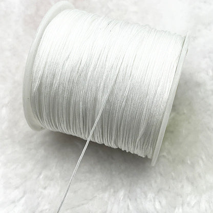 NEW 0.4/0.8/1.0/1.5mm Nylon Cord Thread Chinese Knot Macrame Cord Bracelet Braided String DIY Tassels Beading Shamballa Threa