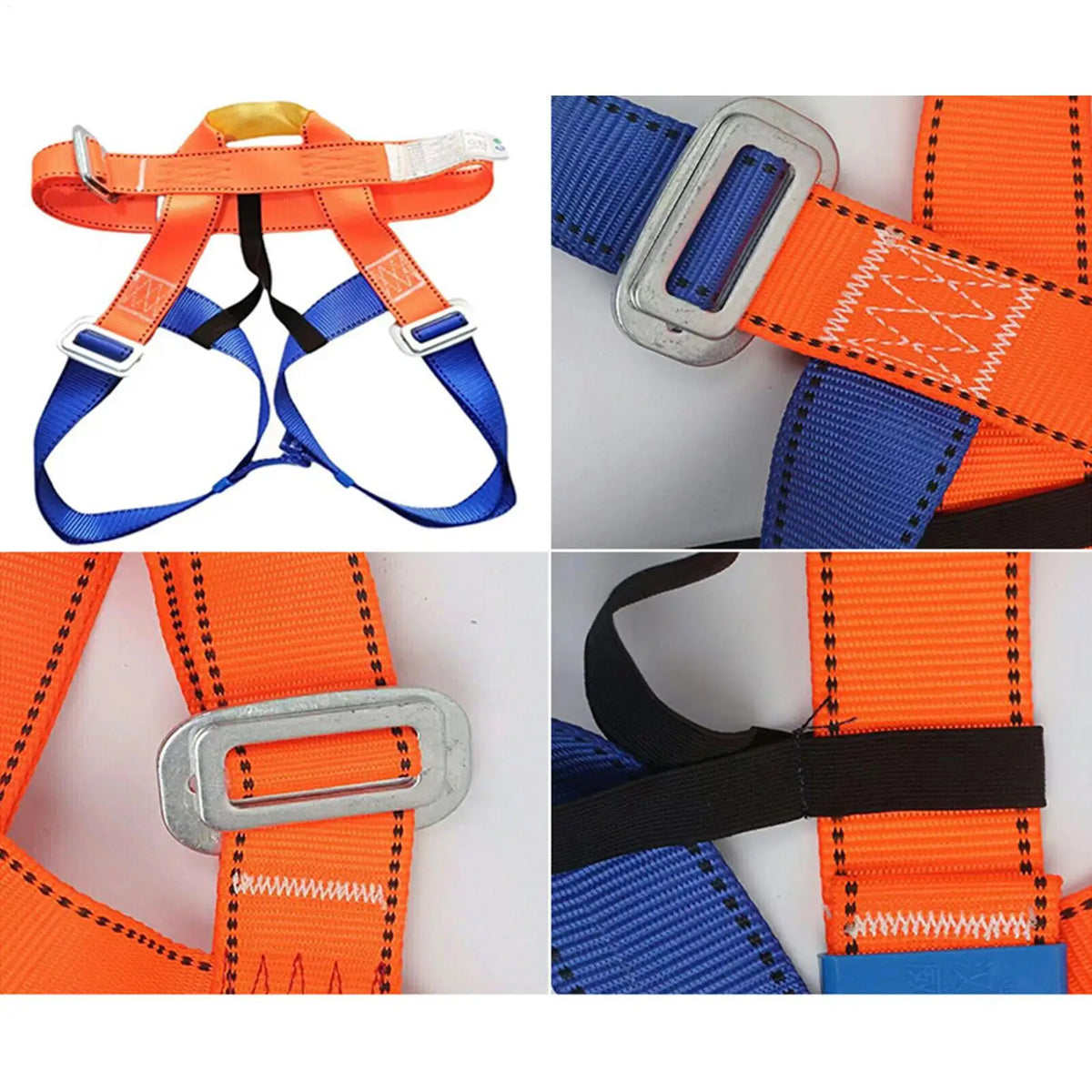 Rock Climbing Harness Lightweight & Ventilated for Sport Climbing Rappelling, UIAA/CE Certified, Adjustable Leg Loops