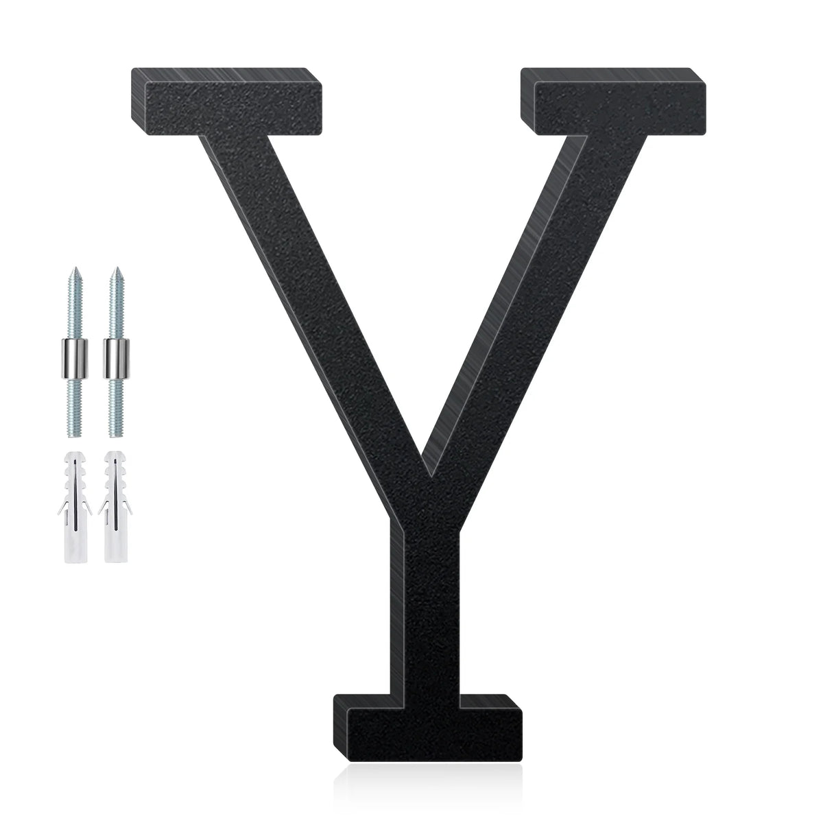 3-12inch Floating Aluminum House Numbers, Modern Metal House Address Numbers Letters, Aluminum Address Letters for Outside - 