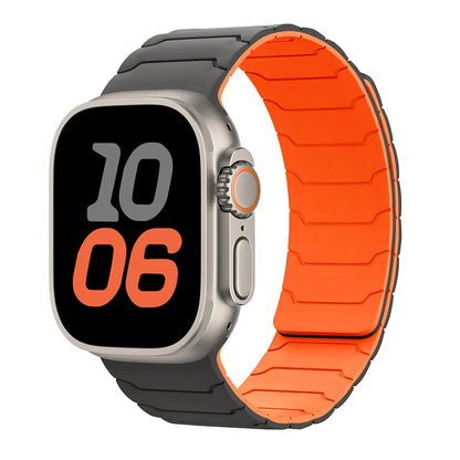 magnetic Strap For Apple Watch Band ultra 2 3 49mm 44mm 40mm 41mm 46mm 42mm 45mm 38 Silicone Bracelet IWatch Series 11 9 8 SE