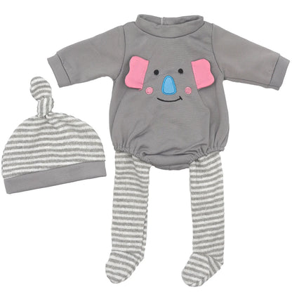 Baby Born Doll Outfits For 13-18 Inch Newborn Doll Cute Jumpers Rompers Suit+Shoes Doll Accessories Festival Birthday Gift - 