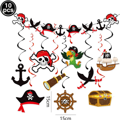 Pirate Party Supplies Temporary Tattoos Boys Girls Tattoos Stickers Birthday Party Supplies Gift Pirate Party Favors Decorati