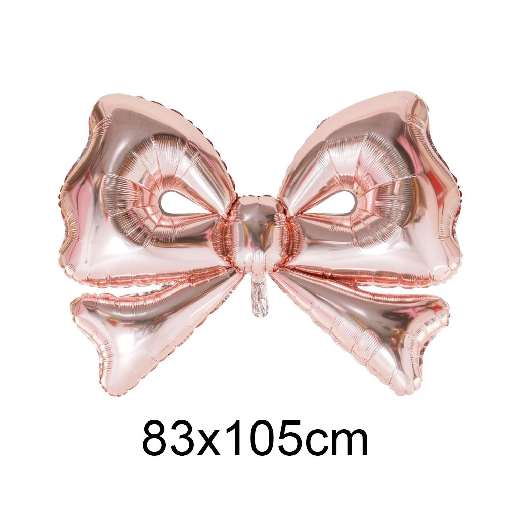 10pcs Pink Bow Cupcake Topper Pink Bow Birthday Decor Coquette Themed Party Decoration Bridal Shower Cake Topper Bow Party De