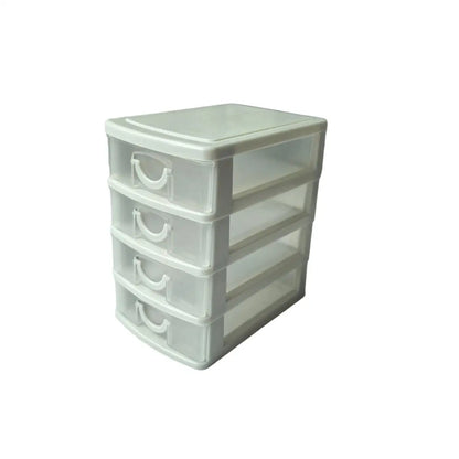 4-Layer Drawer-Style Jewelry Storage Box, Rhinestone Storage Box, Transparent Earring Storage Box - 4CXCTHBai1P