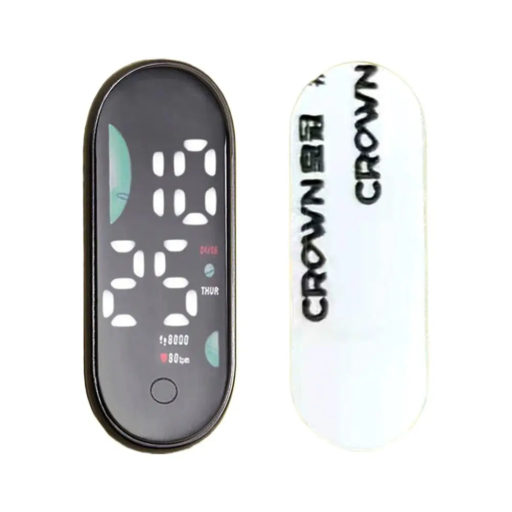 Luminous Motorcycle Car Clock Auto Internal Stick-On Mini Sport Waterproof Watch Mechanics Led Clocks Auto Ornament Accessori