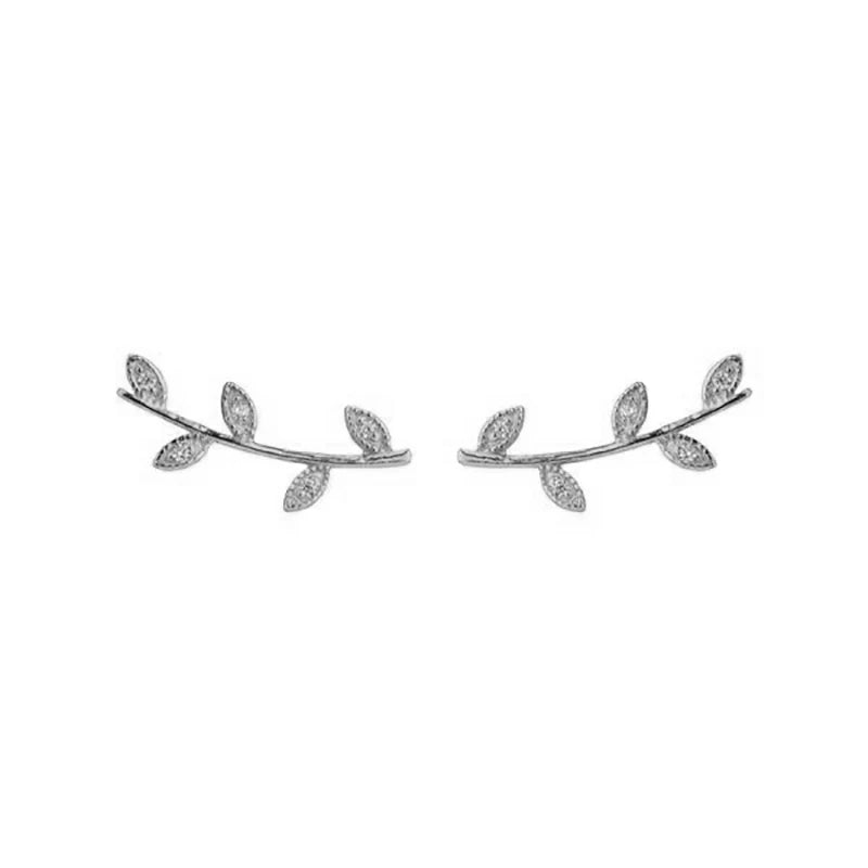 2021 gold-plated Ear Jackets Climbers Clip Earrings For Women CZ Zircon Stud Earring Earcuffs Men Jewelry