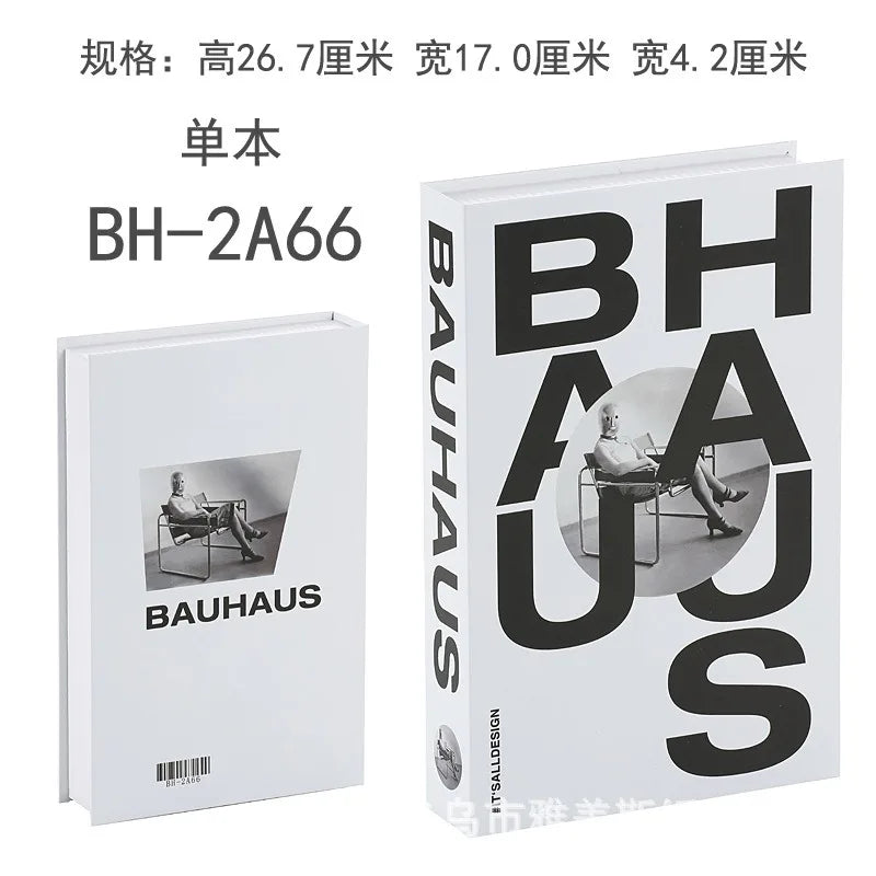 Home Decor Ornaments Living Room Study Soft Prop Book Box Luxury Coffee Table Books Modern Fake Books for Decoration - BH2A66