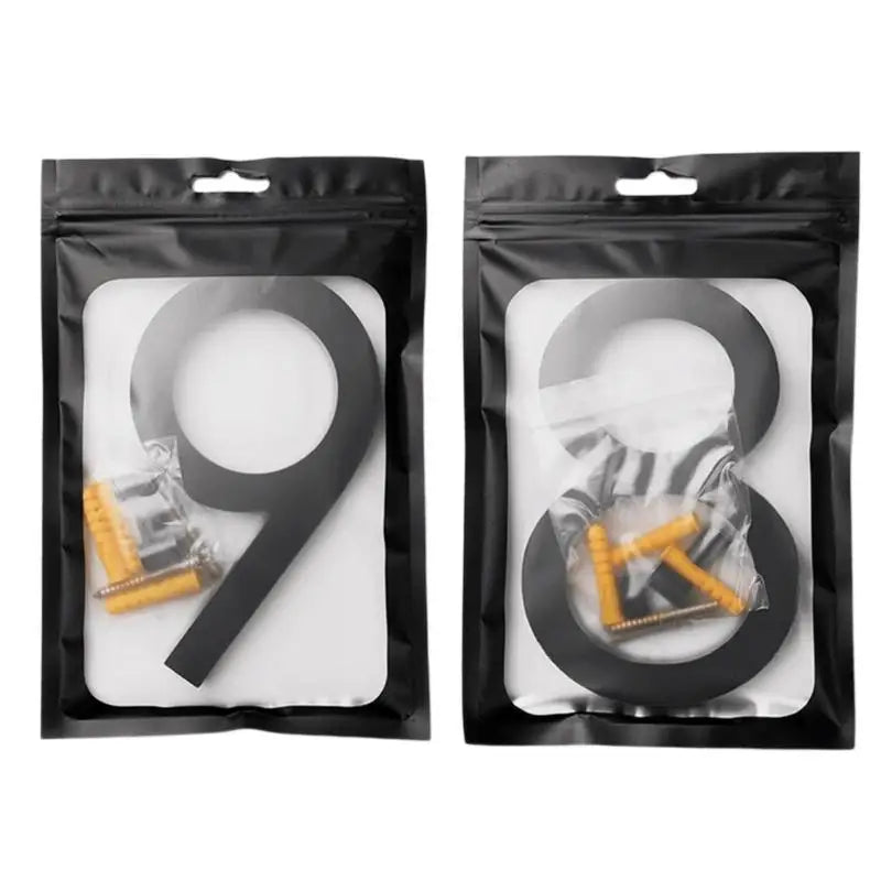 Modern Black Acrylic Address Plaque 0-9 House Number Apartment Door Number For Front Yard And Entryway D2RD