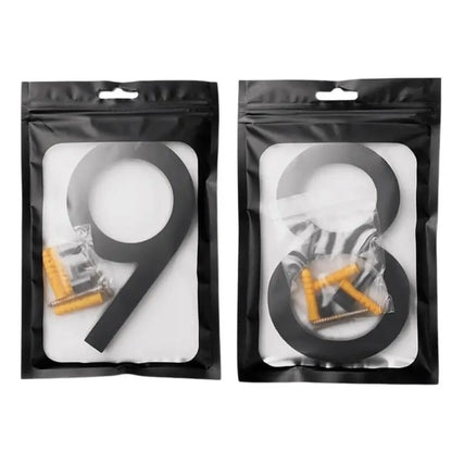 Modern Black Acrylic Address Plaque 0-9 House Number Apartment Door Number For Front Yard And Entryway D2RD