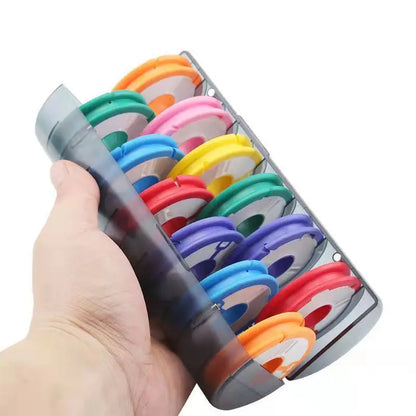 Rainbow Fishing Main Line Box Winding Board High Quality Fishing Box Fishing Tools 6-10 Spindle Silicone Main Spool