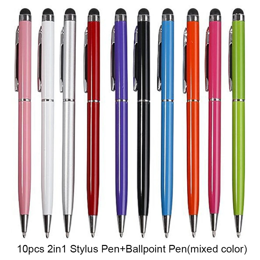 10pcs Stylus Pen For iPad Apple Pencil Touch Pen For Android IOS Windows Tablet Phone Pen For iPhone Huawei Samsung Xiaomi - 