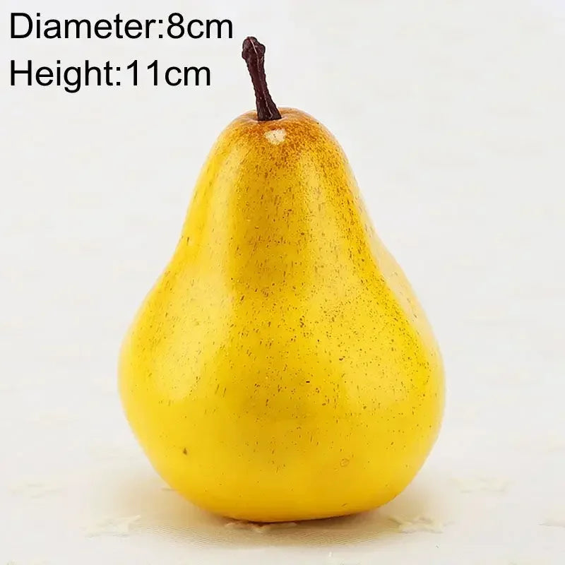 Artificial Fruits and Vegetables Home Decoration Fake Orange Peach Apple Pear Grape Lemon Peach Ornament Food Photography Pro