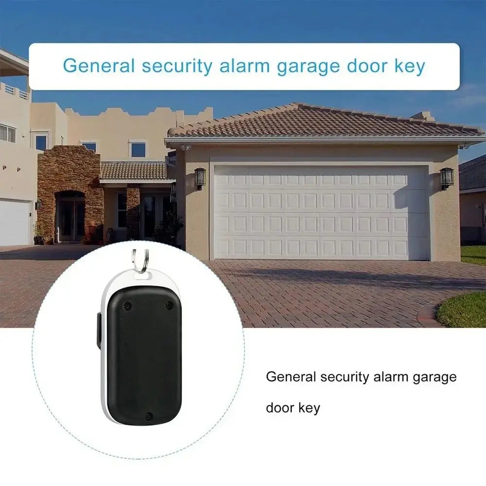 433MHz 4Button Remote Control ABCD/Lock Unlock Metal Push Button Transmitter Universal 4 Buttons Garage Door Opener Remote