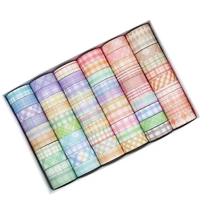 Masking Tape Set, 60 Pcs Cute Washi Tape, Decorative Masking Tape for Scrapbooking, Journaling, Gift Wrapping, DIY Projects -