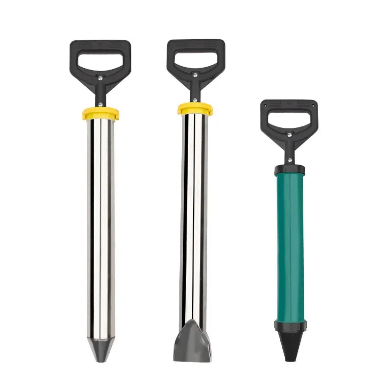 Stainless Steel Cement Gun Round Flat Nozzle Grouting Machine Site Cement Plugging Seam Filler Mortar Cement Caulking Gun