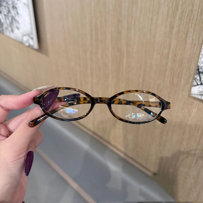Y2K Retro Oval Square Glasses Colorful Small Frame Glasses Frame Women Anti Blue Light Computer Glasses Vintage Eyeglasses - 