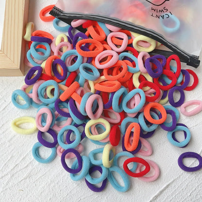 20/50pcs Kids Elastic Hair Bands Girls Sweets Scrunchie Rubber Band for Children Hair Ties Clips Headband Baby Hair Accessori