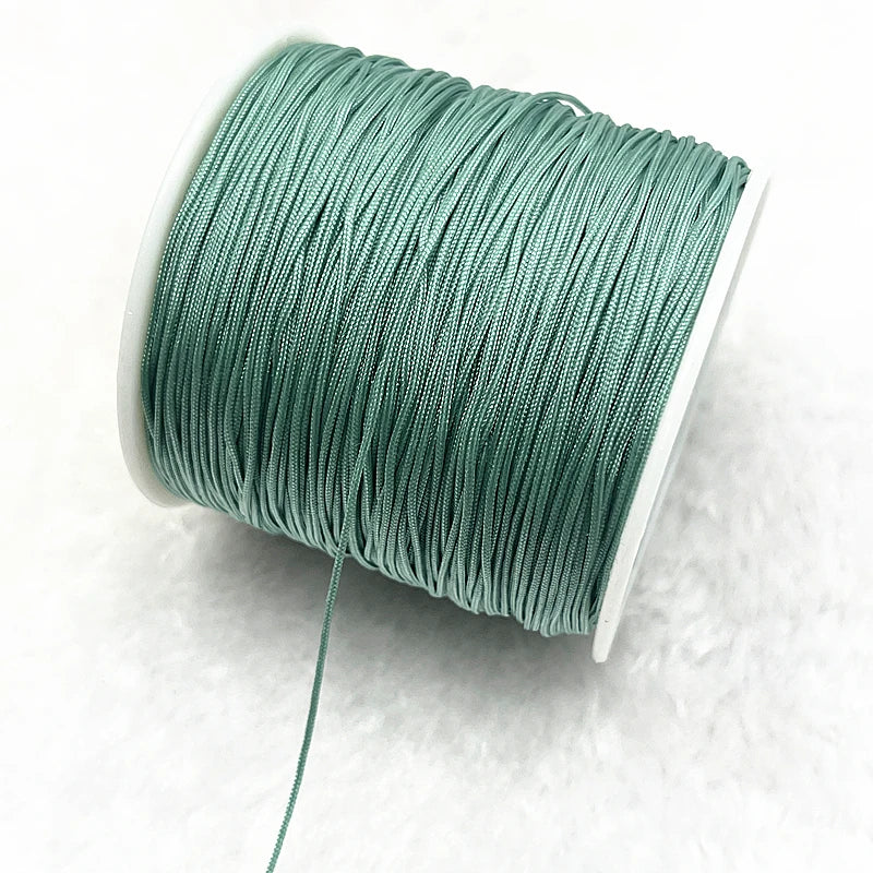 NEW 0.4/0.8/1.0/1.5mm Nylon Cord Thread Chinese Knot Macrame Cord Bracelet Braided String DIY Tassels Beading Shamballa Threa