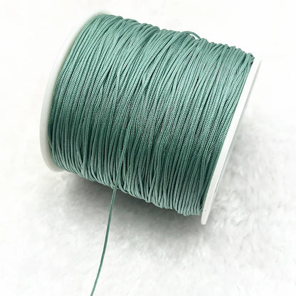NEW 0.4/0.8/1.0/1.5mm Nylon Cord Thread Chinese Knot Macrame Cord Bracelet Braided String DIY Tassels Beading Shamballa Threa