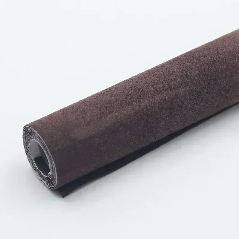 Self-Adhesive Suede Fabric Microfiber Luxurious Plush Car Interior Wrap Velvet Fabric for Jewelry Display Case Decor DIY Craf
