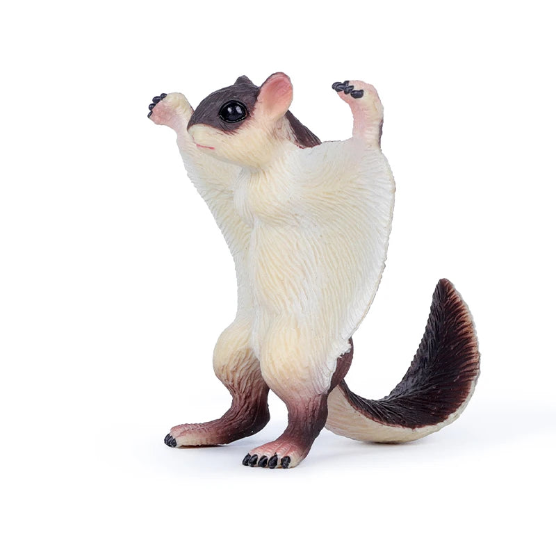Simulation Wild Animal Model Wolf Monkey Fox Pangolin Squirrel Chinchilla Donkey Sloth Realistic Animal Figures Toys For Kids