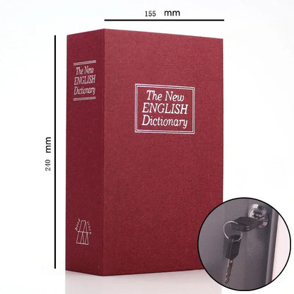 Dictionary Mini Book Safe Security Key Locker Money Hidden Secret Safe Key Safe Box Cash Money Coin Storage Jewellery Lock Bo