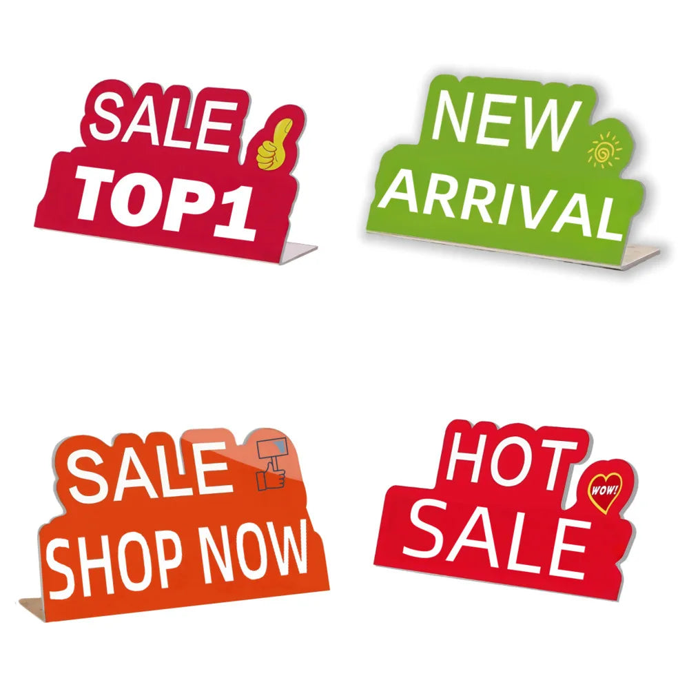 Store Sign - Custom Acrylic Stand, Tabletop, Modern Style, A Personalized Sign Suitable For Restaurants And Hotels