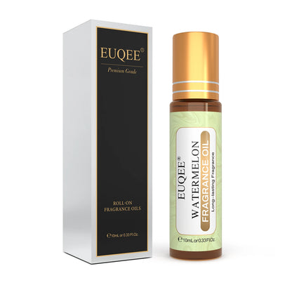 EUQEE 10ml Fragrance Oil Roll-On Long Lasting Scent La Vie Est Belle CHANCE Jadore Cotton Strawberry Mango for Diffuser Burne