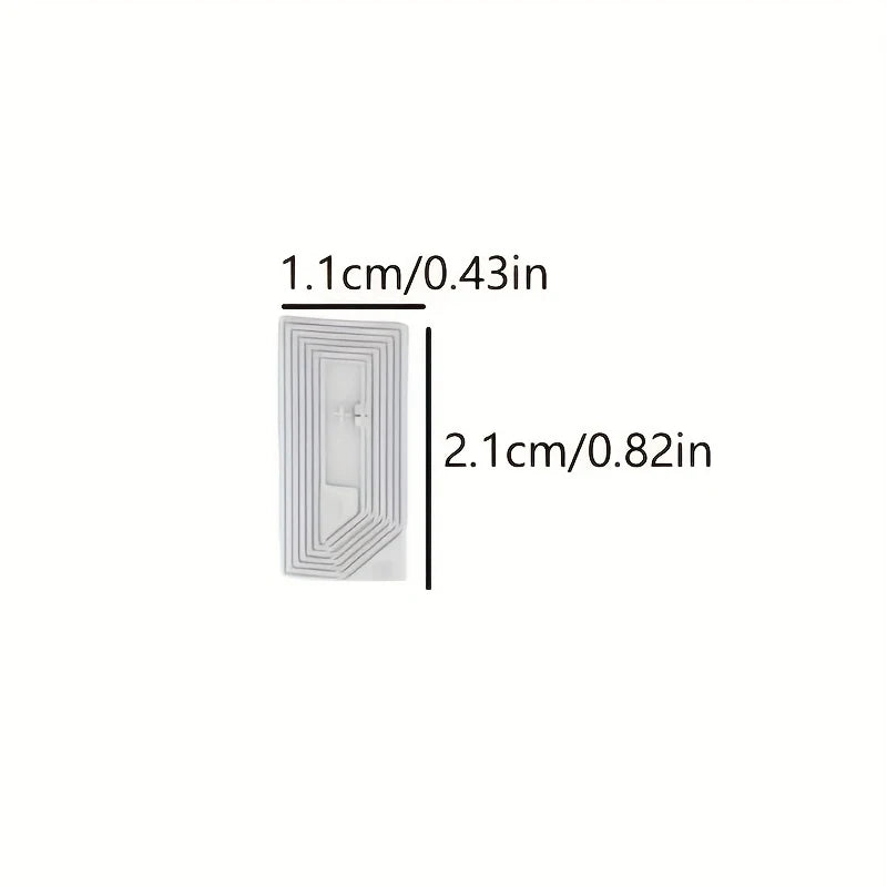 NTAG213 NFC Tags Bulk Rewritable Adhesive Labels Transparent Design for Smart Shelves Inventory Product Tracking Identificati