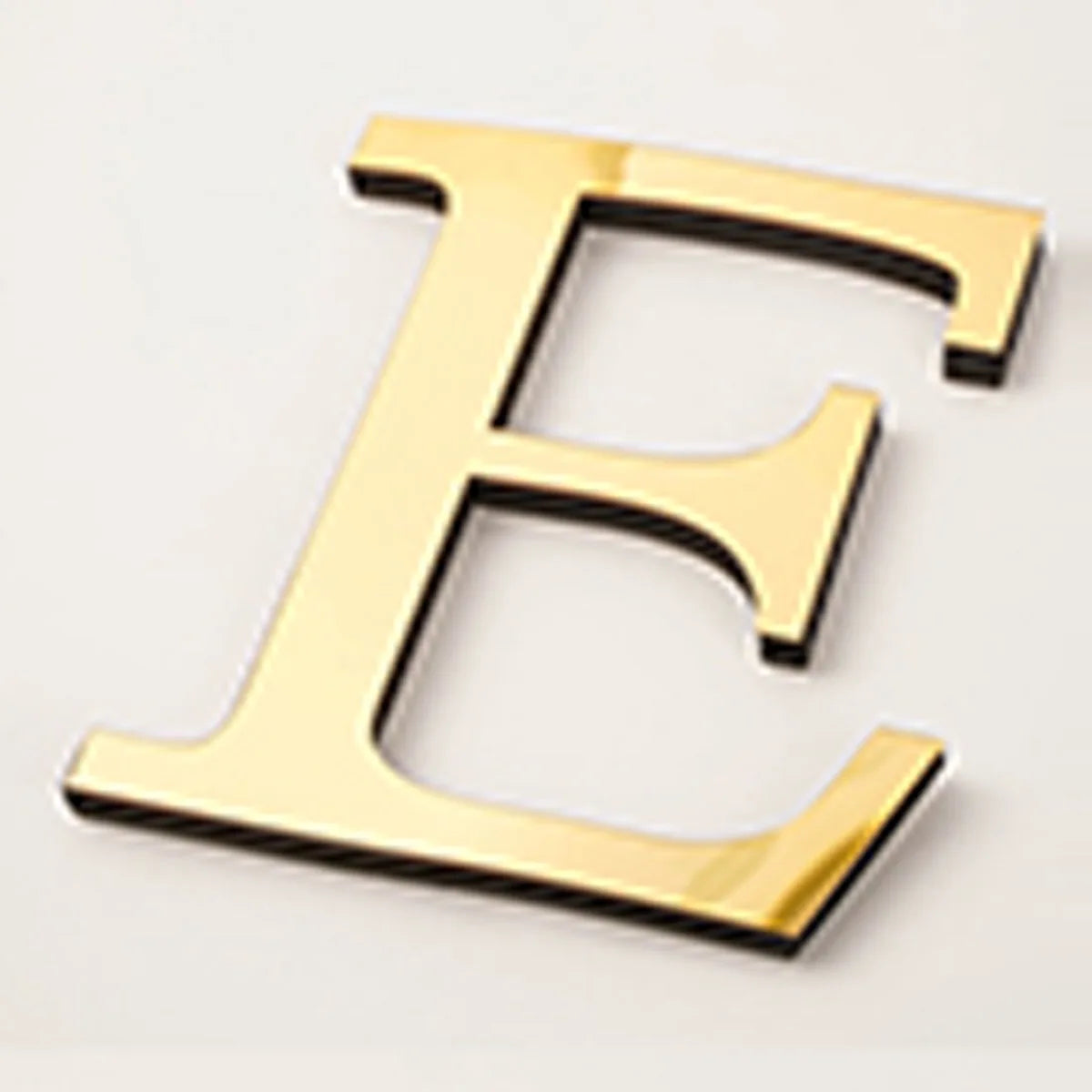 20cm Gold Acrylic Mirror English Letters Wall Stickers Birthday Decoration Festival Party Wedding Decor Self-adhesive Art Mur