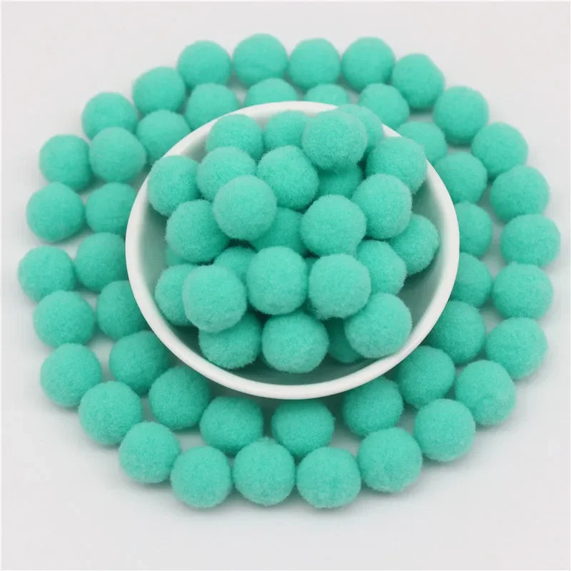 Pompon Balls 8mm 10mm 15mm 20mm 25mm 30mm Fluffy Pompoms Crafts Pompom Diy Handmade Kids Toy Wedding Decoration Craft Supplie