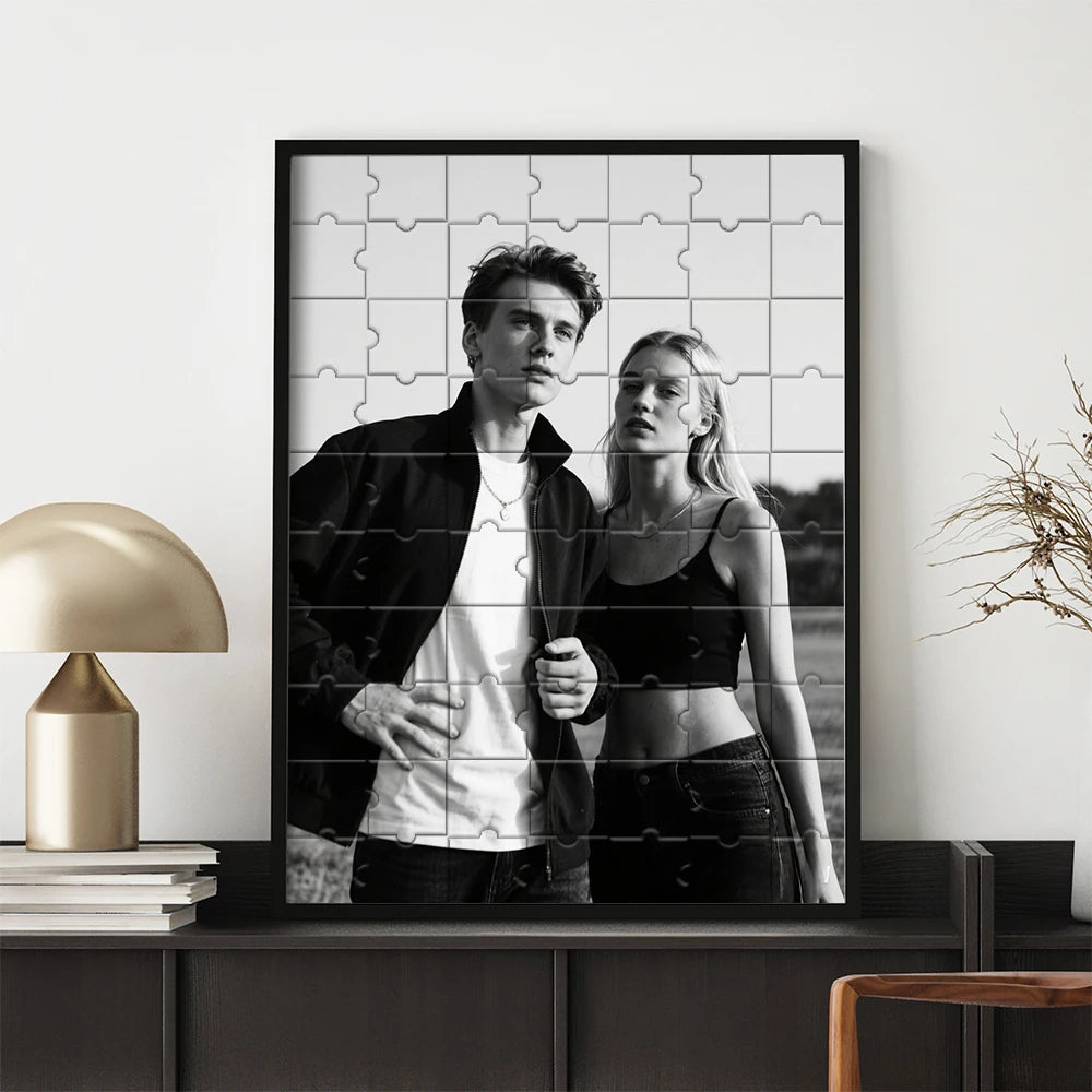 【Custom】Framed Wooden Puzzles, Custom Graduation Photo Puzzles as Gifts, Personalized, Multiple Color Sizes Wooden Frames, Gi