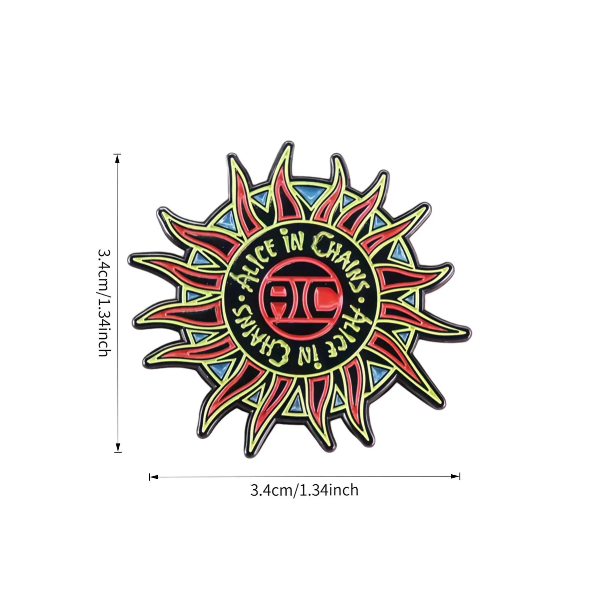 Vintage Rock Band Logo Enamel Pin Pack Classic Music Lapel Brooches for Fans - S6