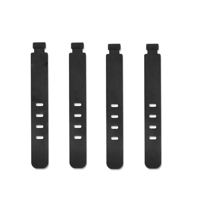 20/12/4PCS Cable Ties Cord Organizer Management Silicone Wire Holder Straps Zip Clips Reusable Tie Wraps Keeperwinder Rubber 