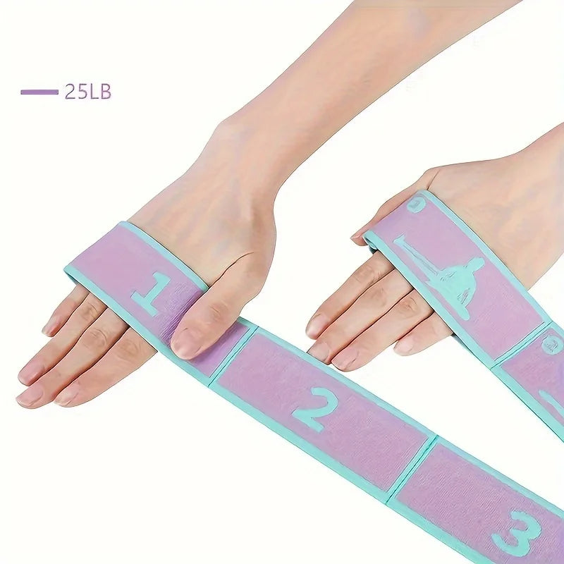 Yoga & Pilates Training Bands for Full-Body Workouts - Extra Thick Portable & Non-Slip Design for Home Gym Dance Studio & Tra