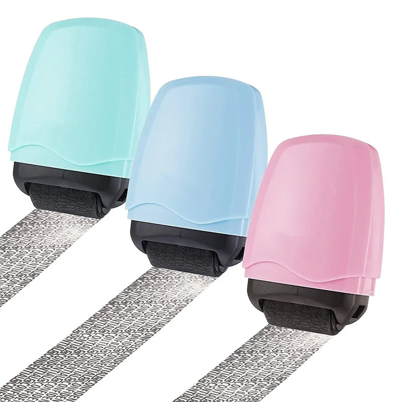Identity Protection Roller Stamp Identity Theft Protection Roller Stamp For ID Blockout Privacy Confidential and Address Bloc