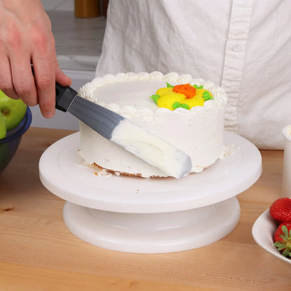 Cake Turntable Stand Cake Decoration Accessories DIY Mold Rotating Stable Anti-skid Round Cake Table Kitchen Baking Tools