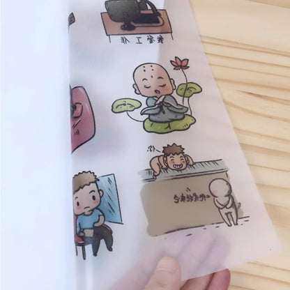 20/50Pcs A4 Washi Paper Self-Adhesive Hand Account Material Sticker Laser Inkjet Printer Translucent DIY Handmade Japanese Pa