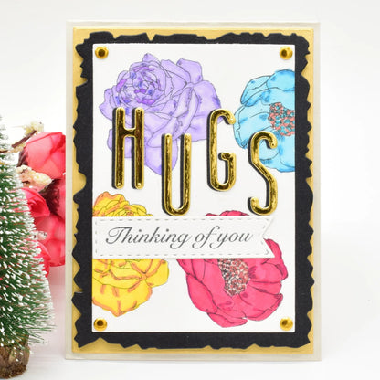 A To Z Letters Cutting Dies Letter Metal Die Cuts for DIY Scrapbooking Album Card Making Paper Crafts