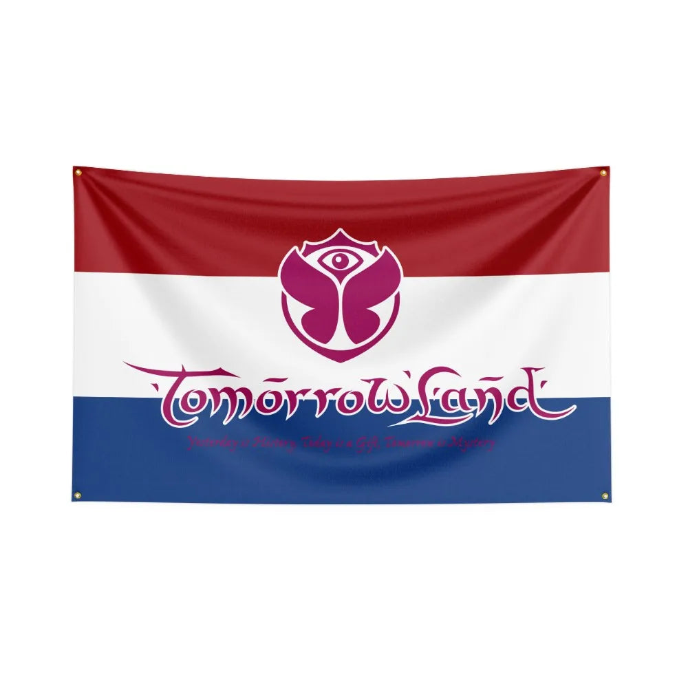 Tomorrowland Festival Flag Polyester Digital Printing Electronic Music Banner