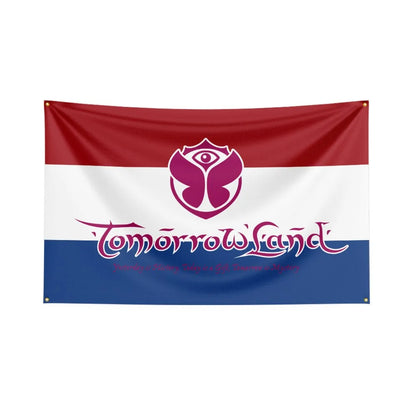 Tomorrowland Festival Flag Polyester Digital Printing Electronic Music Banner