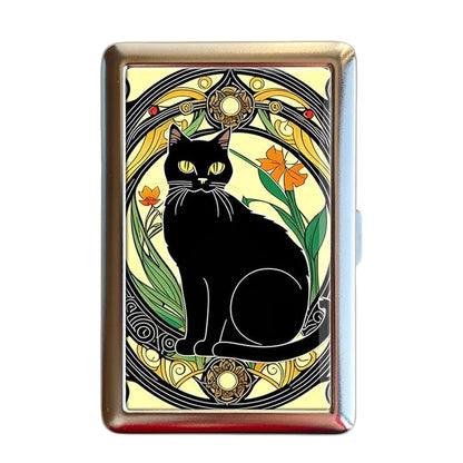 Vintage-Style Vintage Card Case Versatile Design Metal Material Cash Case Multi-function Easy Snap Metal Case