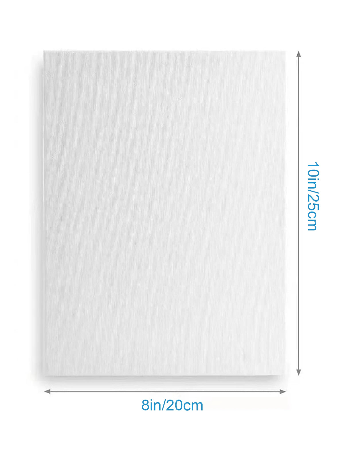 4pcs Stretched Canvas, 8 x 10 Inches ( 20 x 25 cm) Square Blank Canvases, 100% Cotton Canvases for Painting, 8 oz Gesso-Prime