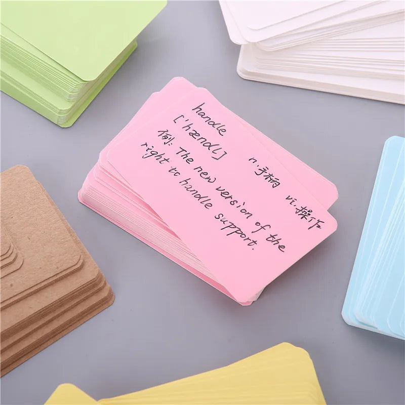 100Pcs 9*5.2cm Blank Card For Business Cards For Message And Book Name Blank Cards For Business Card Message Cards
